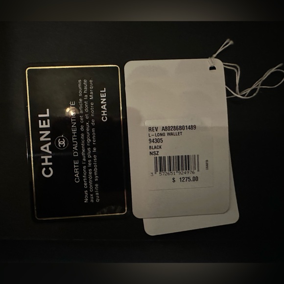 Chanel boy checkbook wallet black with ruthenium - Picture 5 of 11